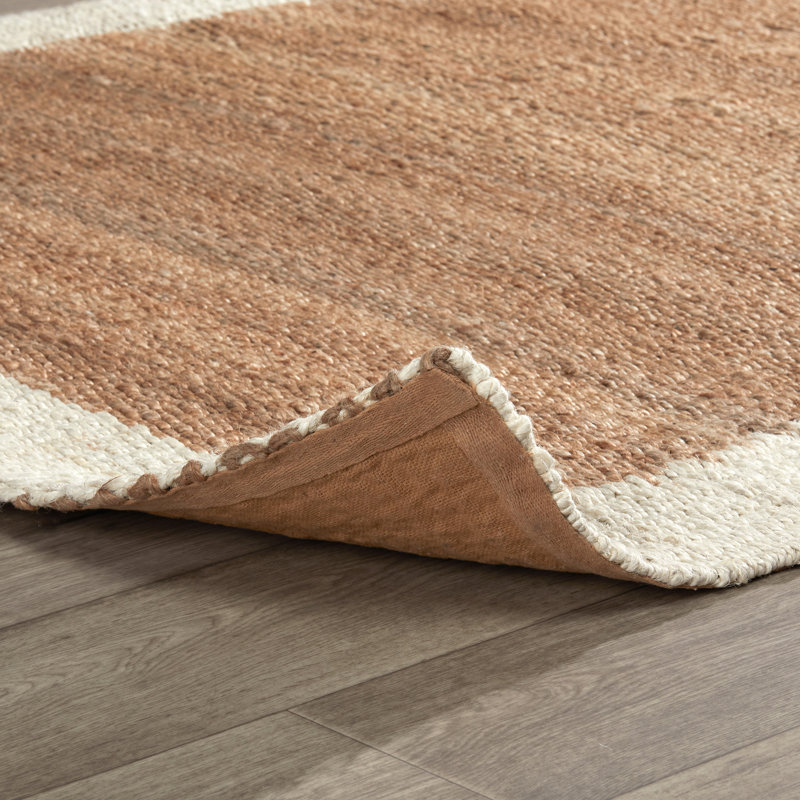 Jute / Sisal Area Rug in Ivory, Rectangle 9' x 12'