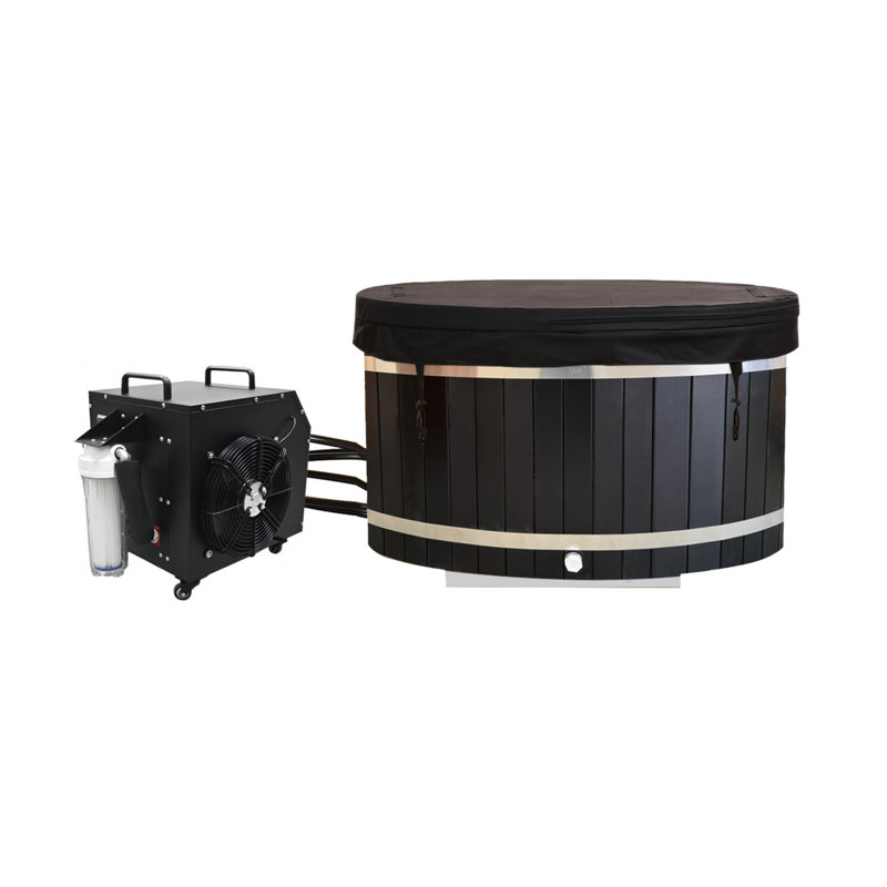 Oval Ice Tub, Black