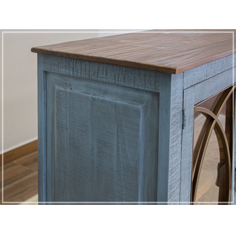 Riku 77'' Solid Wood Sideboard