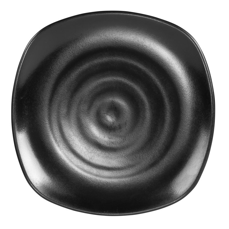 Assiette plate en mélamine 11 po minerai