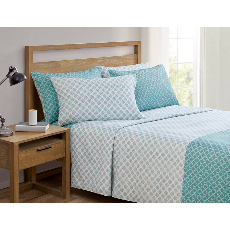 Diamond Delight Blue Sheet Set, Full Sheet Set + 4 Additional pieces