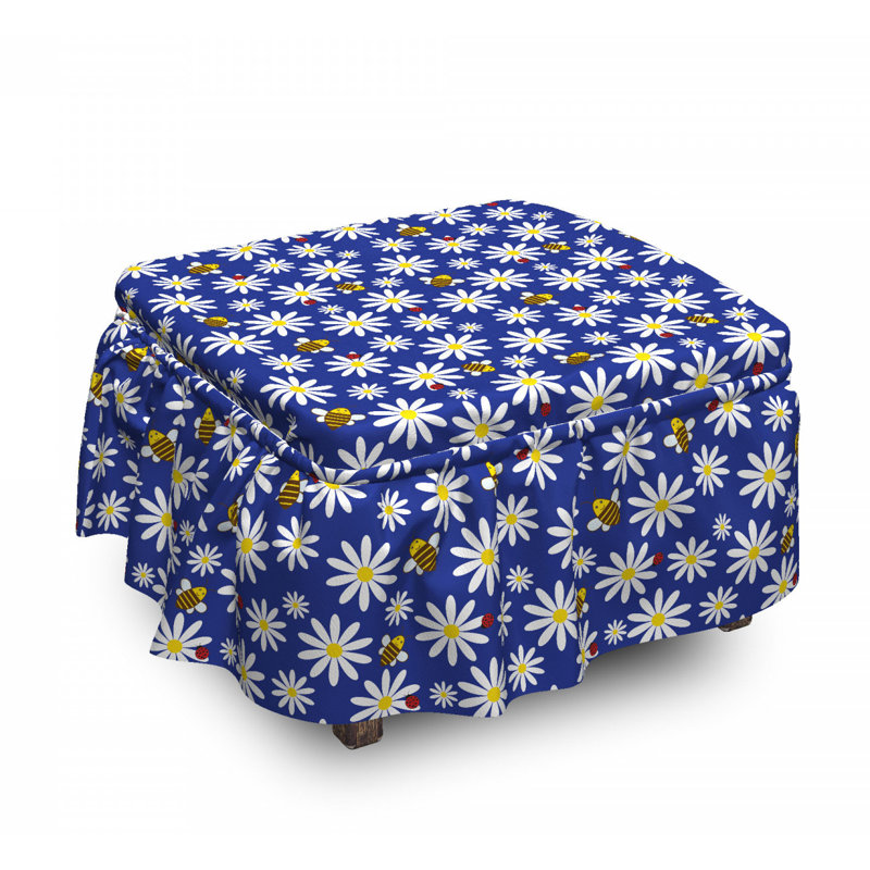 Housse pour repose-pieds pour enfants happy bugs