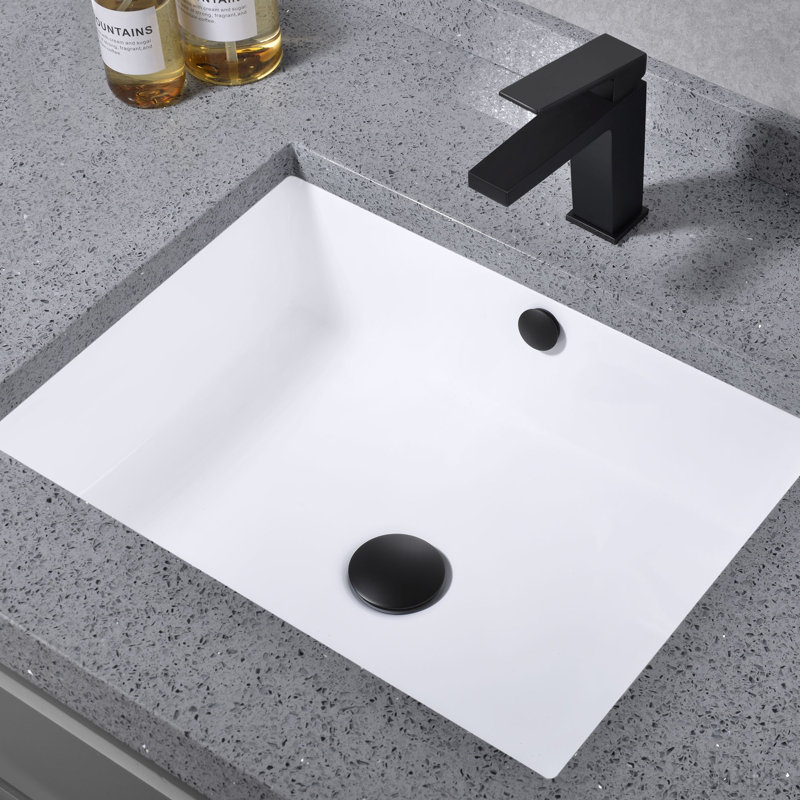 Bouchon de vidange de salle de bain avec trop-plein Pop-Up, Matte Black