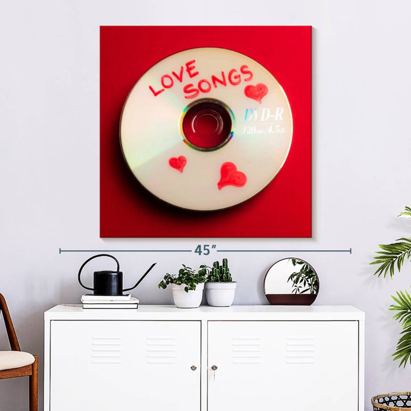 Abarca Love Songs CD, 33" H x 33" W