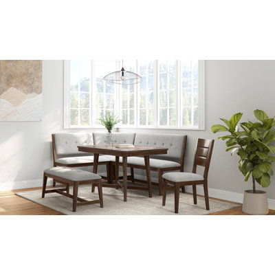 Backless Upholstered Dining Bench