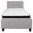 Aluino Button Tufted Platform Bed with Memory Foam Pocket Spring Mattress-485521783-485521780