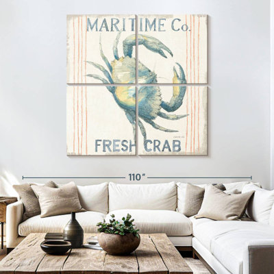 Kema Floursack Nautical Square III Wall Sign