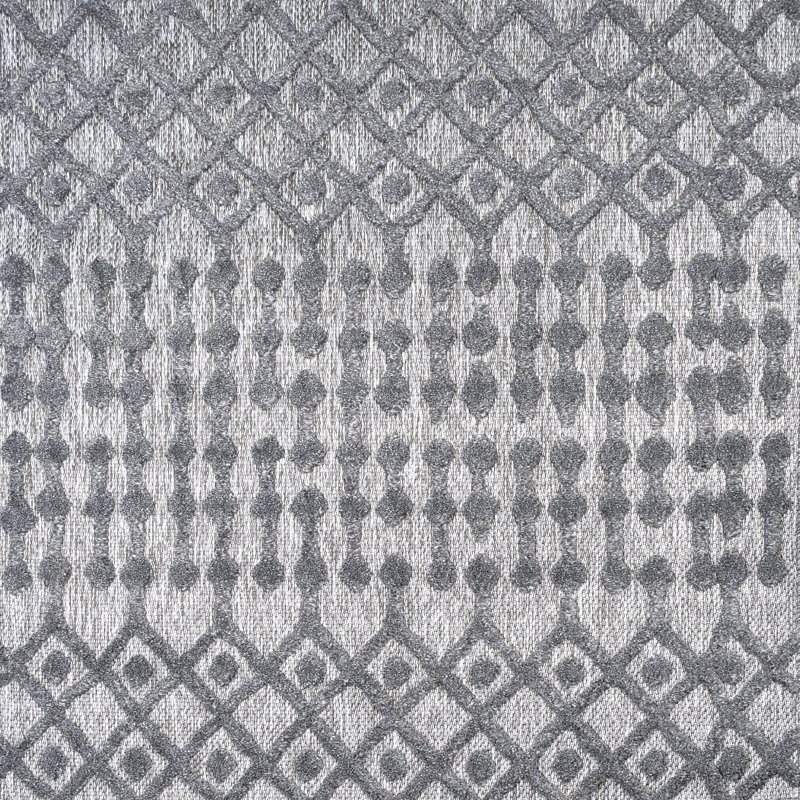 Tapis intérieur / extérieur gris foncé Adalbern, Carré 5 pi 3 po
