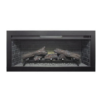 Foyer électrique infrarouge 36 pouces avec panneau tactile, garniture amovible, / Ul, protection contre la surchauffe, puissance 1500W, 400 pieds carrés Pi. Chaleur supplémentaire, ensemble de distribution de 8 heures, certification, 5018