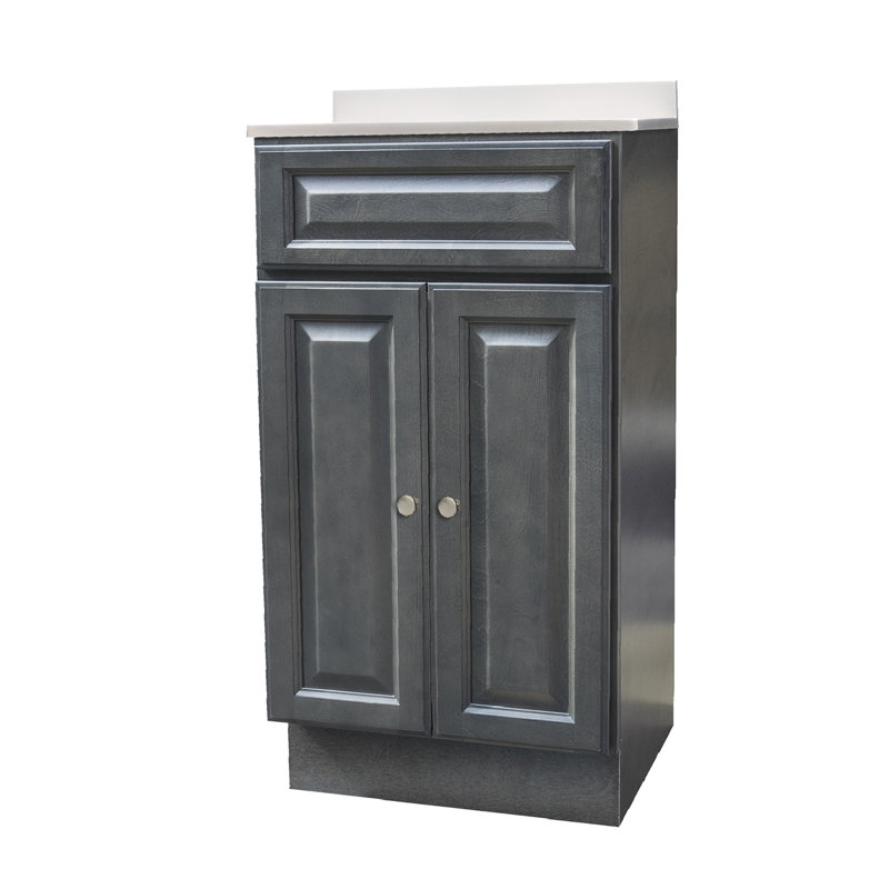 19'' Single Bathroom Vanity with Cultured Marble Top