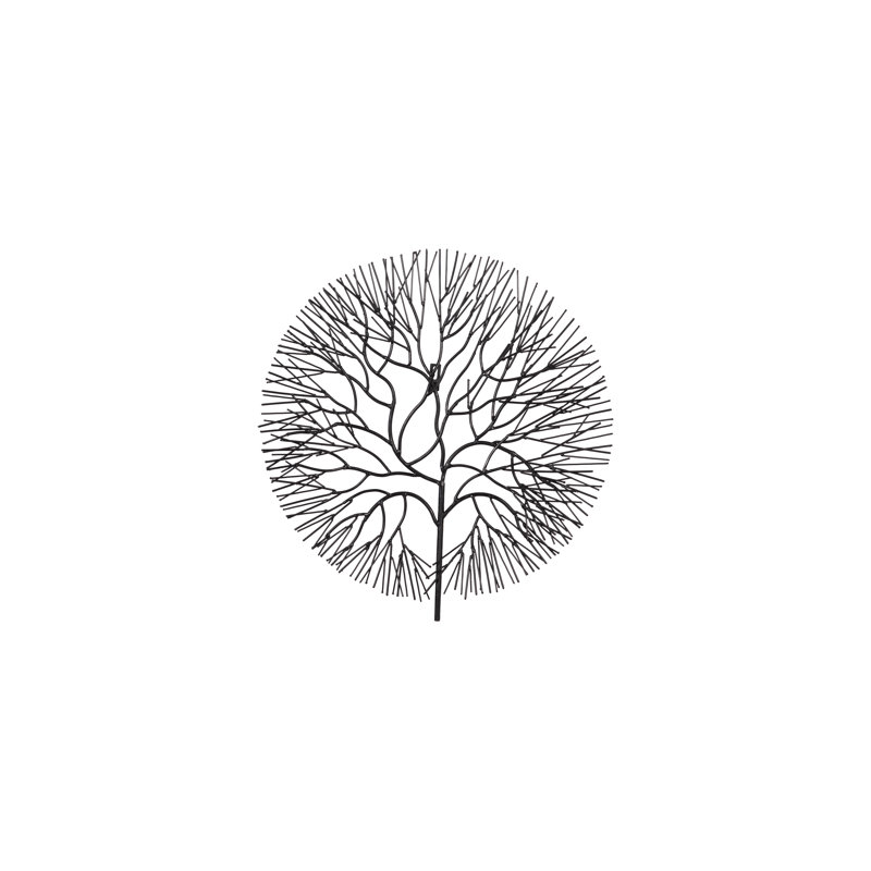 Wire Tree Wall Décor, 21" H x 20" W x 2" D