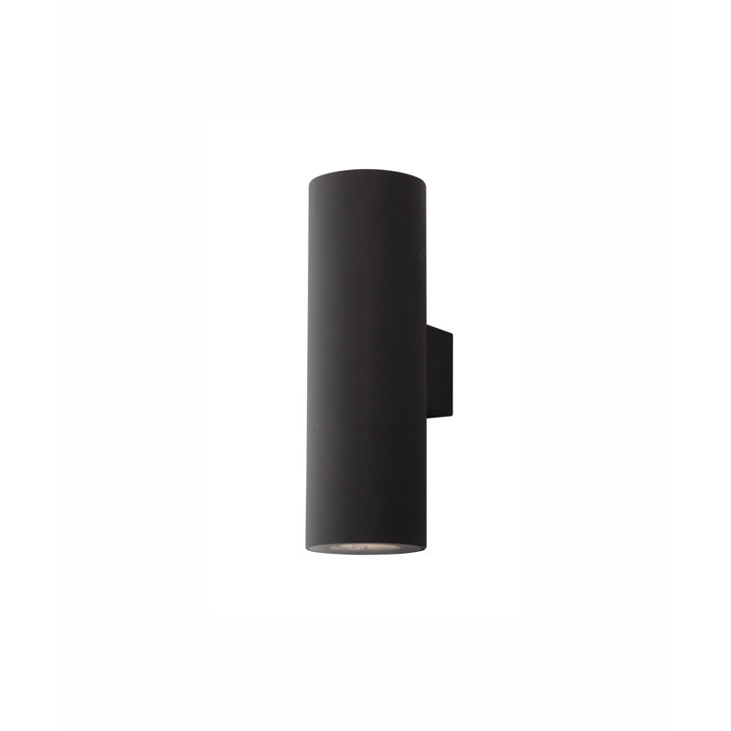 Alp Black 2 - Bulb 17cm H Integrated LED Outdoor Armed Sconce
