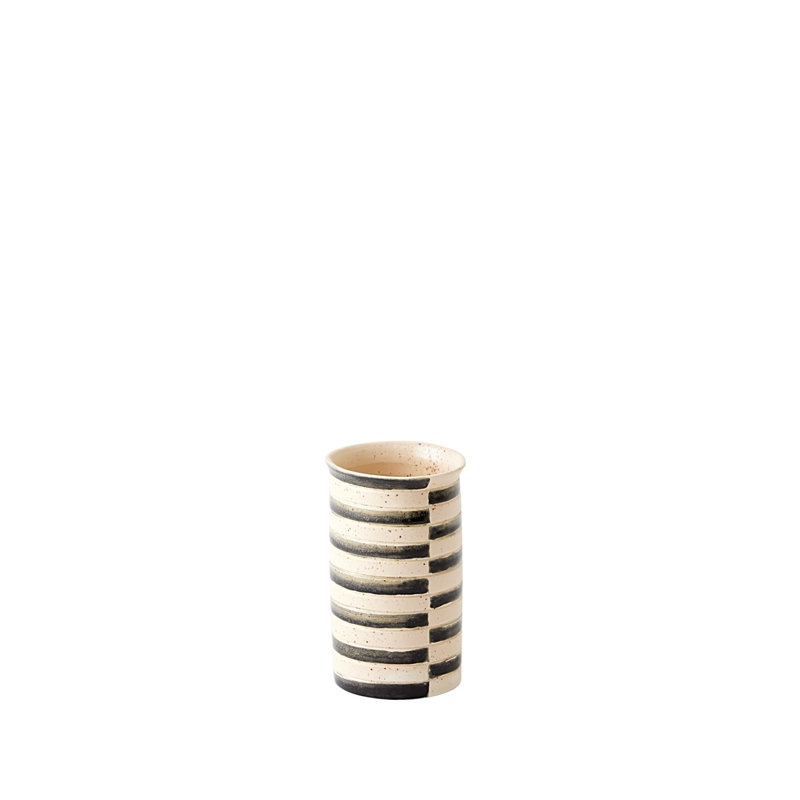 Jail Break Cylindrical Vase-Sm, 7.25" H x 4.5" W x 4.5" D