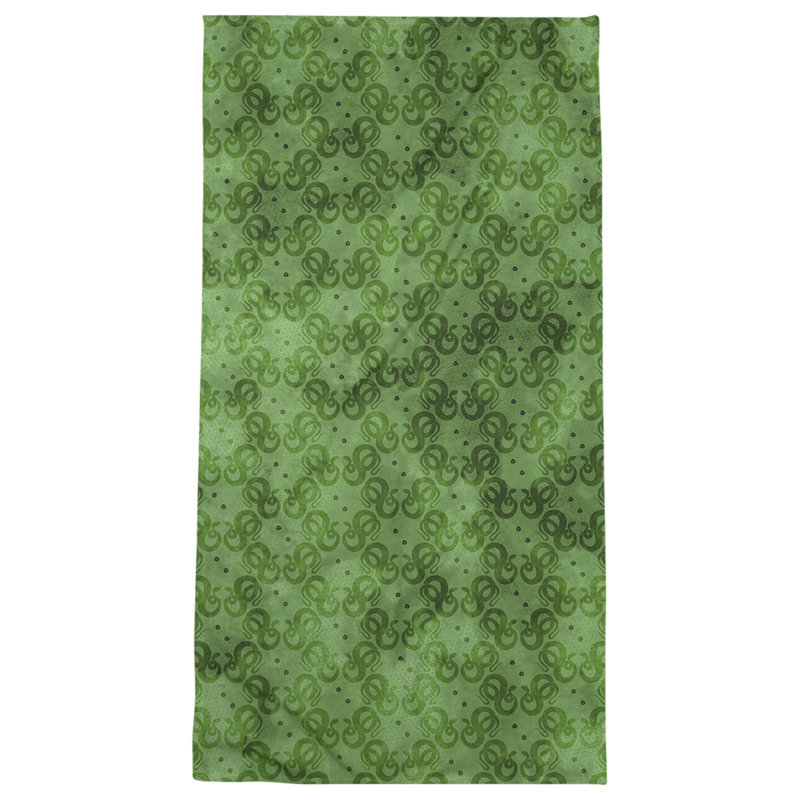 Serviette de bain serpents, Vert