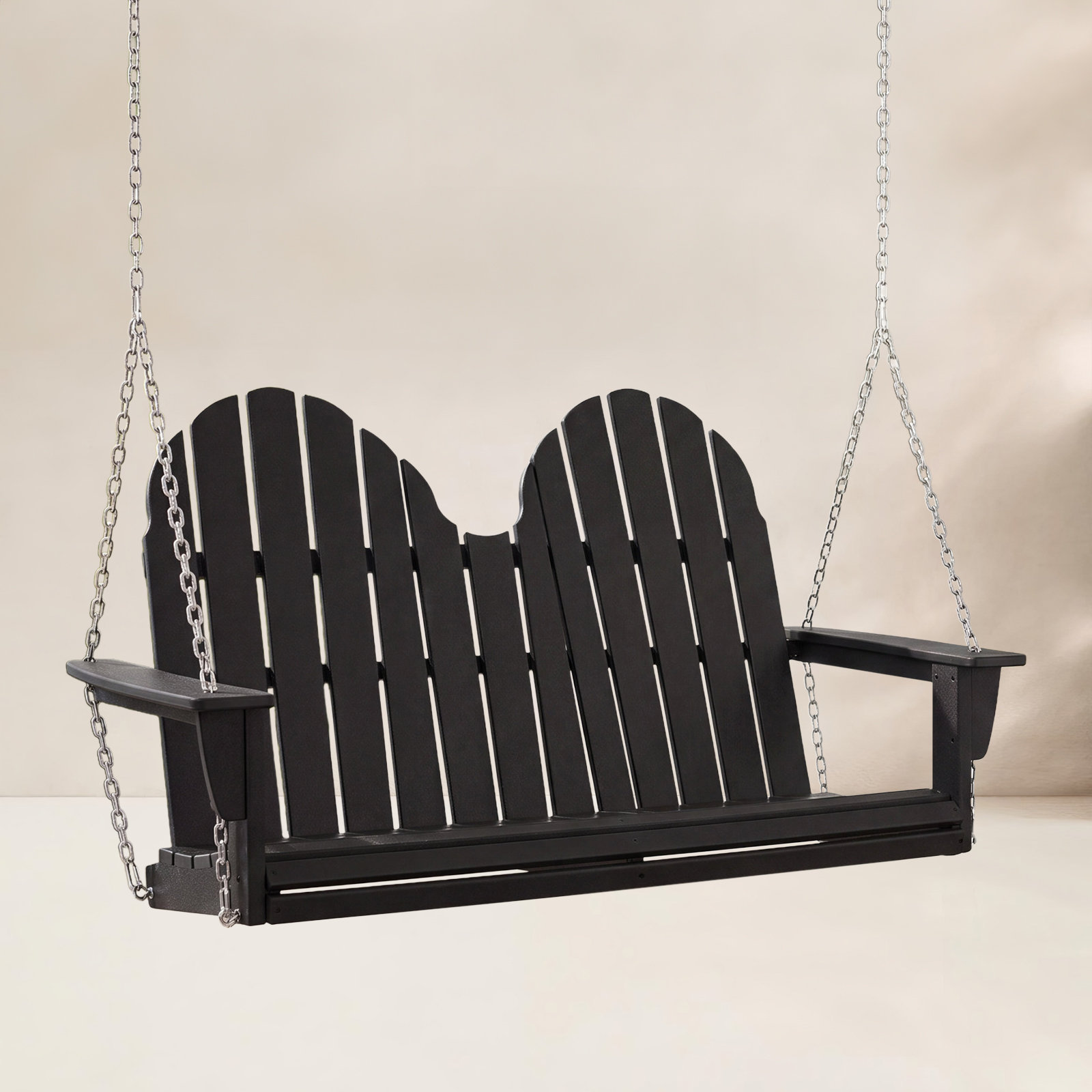 Vineyard Adirondack Swing, Black