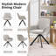 Set of 4 Upholstered Dining Chairs, Soft Fabric Seat with Sturdy Metal Legs, Modern Kitchen & Living-1840795260