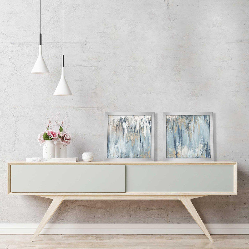 " Blue Illusion " 2 - Pieces