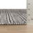 Bradshaw Zipper Black/Ivory Handwoven Cotton Rug-247557603