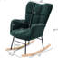 Chaise berçante confortable avec housse et chaise berçante de conception ergonomique-586999138