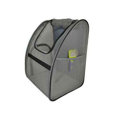 Pet Carrier Mesh Backpack with Top and Side Openings