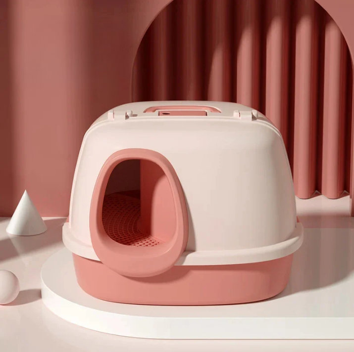 Locksley Plastic Pet Bed, Pink