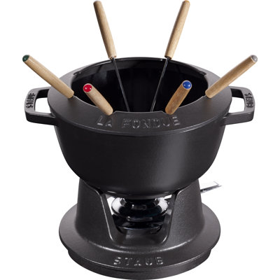 STAUB Cast Iron Fondue Set 1.7 L