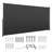 Retractable Side Awning, 73" x 165" Patio Retractable Side Screen with 180 g/m² Polyester Fabric, Waterproof Sunshade Outdoor Privacy Screen Room Divider for Garden, Balcony, Pools, Deck, Gray