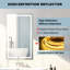 Miroir de meuble-lavabo avant et rétroéclairé à cadre en aluminium, antibuée / gradation continue / 3 couleurs réglables-647491976-647492082