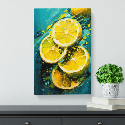 Sliced Lemon Abstract No.2 - Print