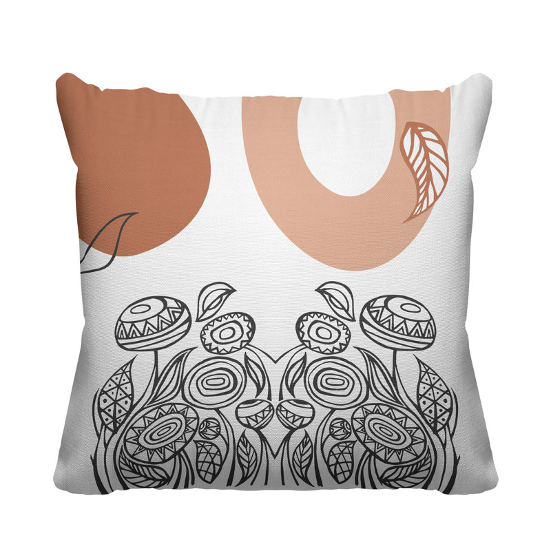 Housse de coussin d'intérieur Senufo, 20 po X 20 po