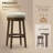 Upholstered Swivel Solid Wood Frame Bar Stool-22084182-22084203