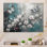 «Rozalyn Flowers With Butterflies», peinture IV sur toile