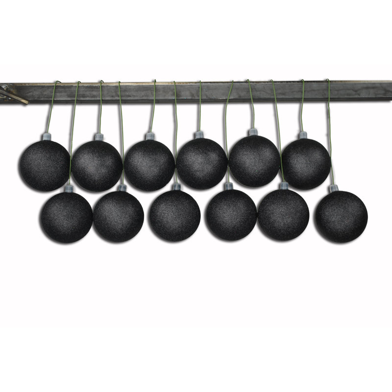 Shatterproof Ball Ornament, Noir