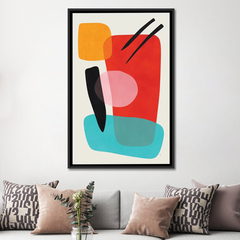 Diadème par Tracie Andrews - reproduction d'art sur toile tendue, H 48 po x l 32 po x P 1,5 po, Toile avec cadre noir