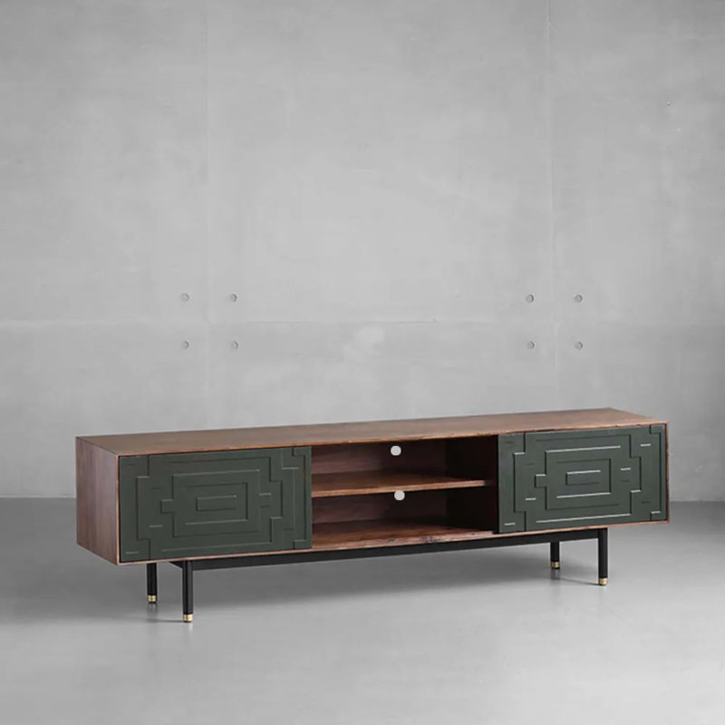 Meuble télé de style Mid-Century moderne 78,74 po Onesto