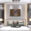 Art mural en métal luxueux «Tanarelle» par Katalina, 36 po x 24 po
