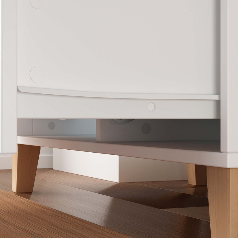 Commode à langer à 5 tiroirs Kyte, Blanc
