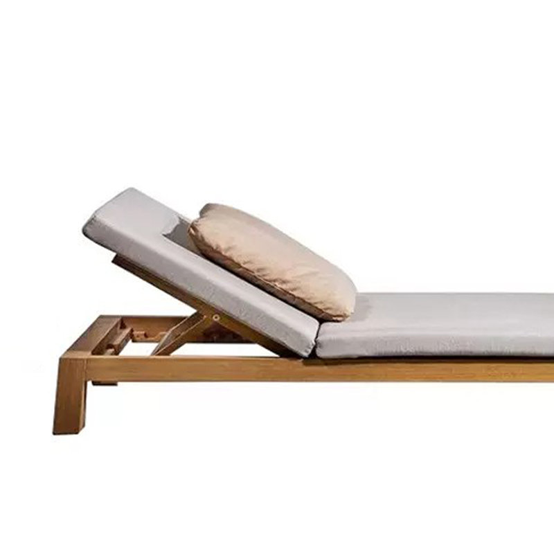Chaise longue d'extérieur inclinable
