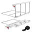 Barrière de lit pliable pour personnes âgées, barre d’assistance de chevet de 38 po avec sangle de fixation, canne de chevet à hauteur réglable, barre de lit en métal haute résistance, poignée de maintien à la main pour lit très grand, grand, double et simple-125502913