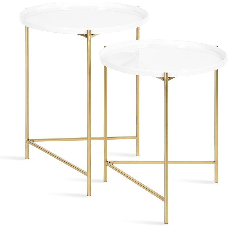 Ensemble de 2 tables d'appoint Modern Modern