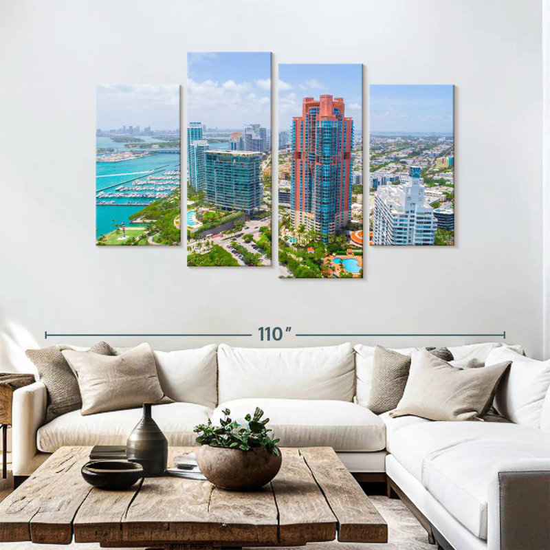 Gratte-ciel de Sirci South Beach, H 54 po x l 84 po