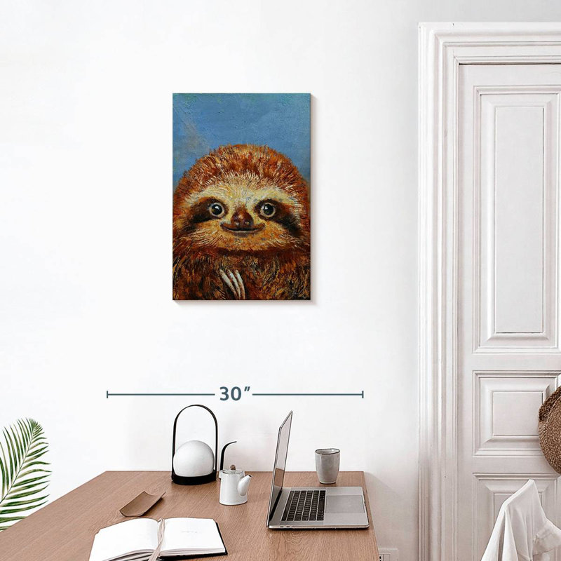 Brampt Baby Sloth, 24" H x 16" W