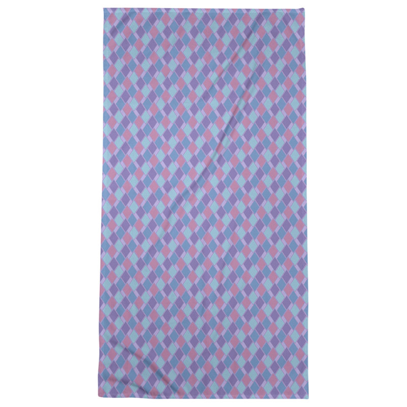 Katelyn Elizabeth Bath Towel, Purple/Blue