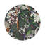 Sabi Jungle Beige Vegan Leather Round Coasters-1204487318