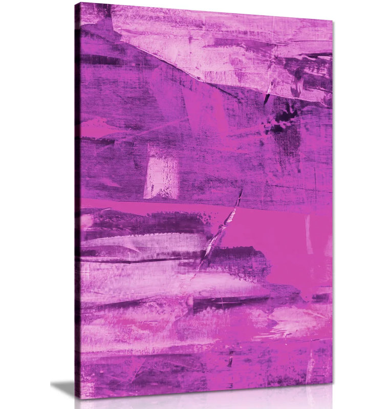 Abstract Modern - Wrapped Canvas Painting, 46cm H x 31cm W