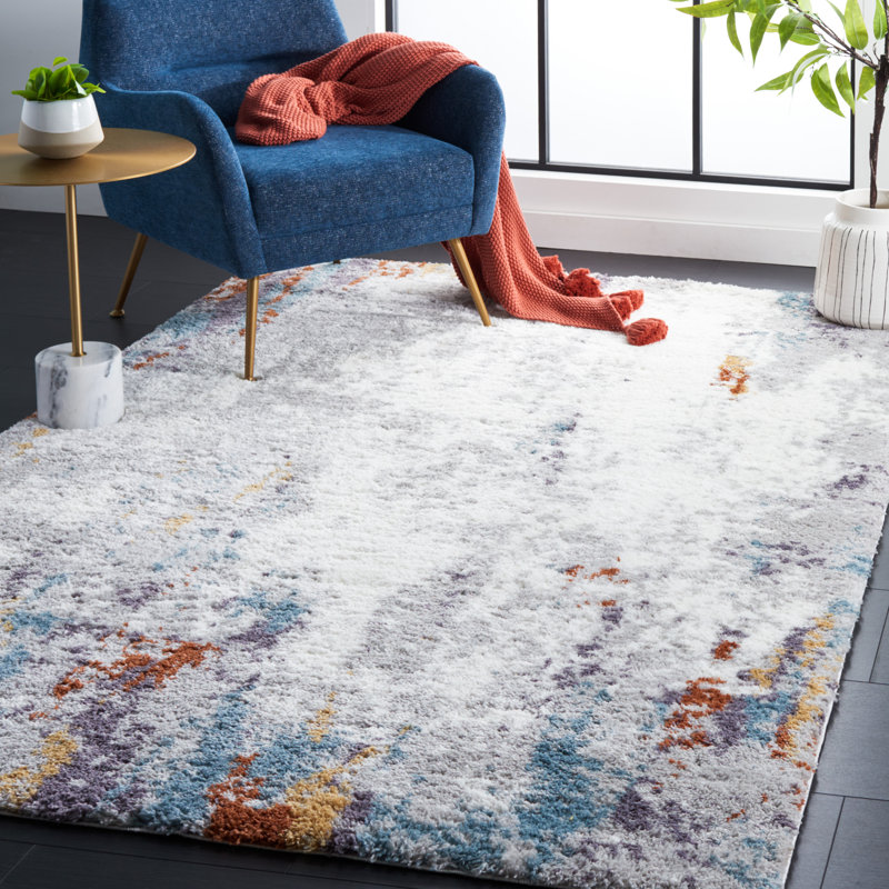 Tapis abstrait Jouk Performance, Rectangle 5 pi 5 po x 7 pi 7 po