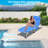 Heavy Duty 3-in-1 Adjustable Tanning Lounge Chair with Face and Arm Holes – Foldable Outdoor Sunbathing Chair for Patio, Pool, Beach, Camping-1905814738