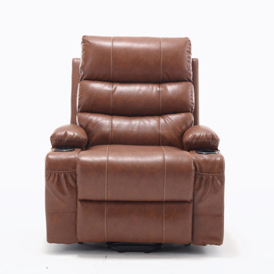 Electric Power Lift Recliner Chair Sofa, 8 Point Vibration Massage And Lumber Heat, Remote Control -  Hokku Designs, 8FA009EB194B4E989BB83F56269CEA13