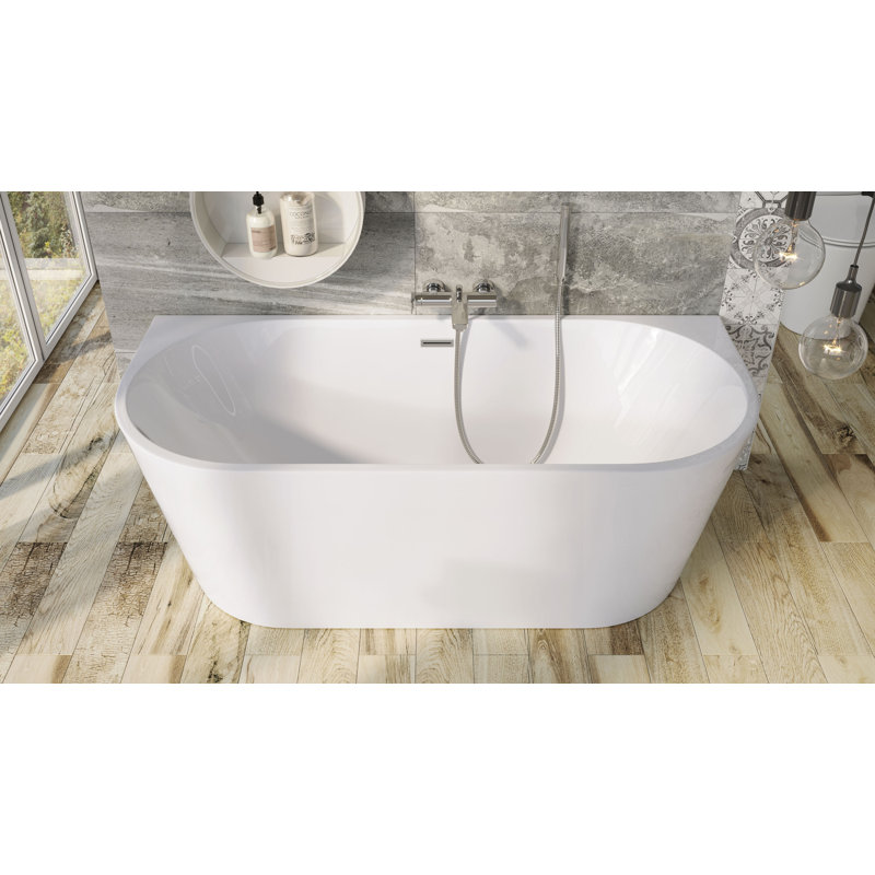 1700mm x 800mm Freestanding Soaking Acrylic Bathtub