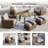 Outdoor Wicker Patio Conversation Furniture Set-100865602